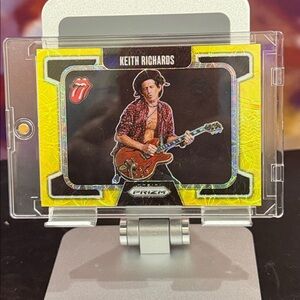 Keith Richards Prizm Trading Card - Prizm numbered 091/199